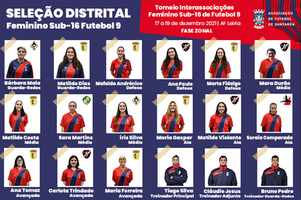 Seleção Distrital Futebol 9 Sub-16 Feminina